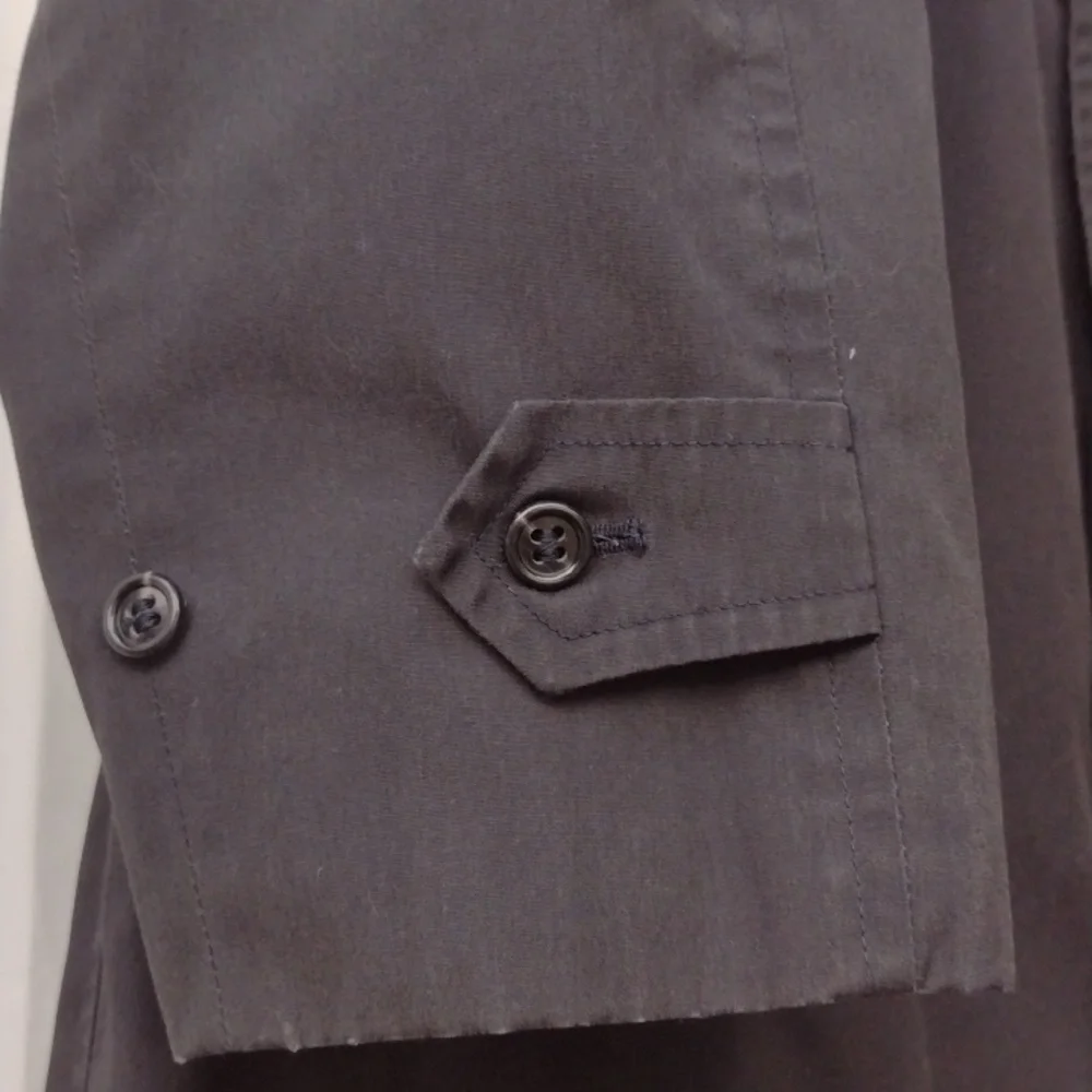 Vintage London Fog Black Maincoat 42 Regular - Picture 6 of 11